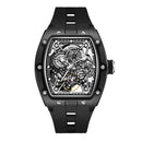 2026 New Automatic watch retro style wholesale mechanical wristwatches skeleton carve waterproof leather no logo mens watch