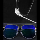 RE Sunglasses Man USA Army Military Aviation Pilot Sunglasses Glass Lens Woman Luxury Brand Retro Titanium Frame High Quality