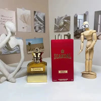 80ml/100ml Men's Eau De Parfum Long Lasting Oriental Woody Fragrance with Vetiver Tonka Leather Sandalwood for Elegant Appeal
