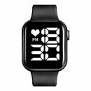 Simple Digital Watches for Women Men Waterproof Sports Silicone Band LED Watch Casual Fashion Electronic Clock Couple Watch Gift