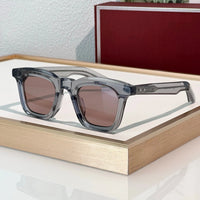 JMM LECLAIR  Sunglasses Men Fashion Travel Sunglasses Square Thick Acetate Popular Luxury Brand Women's Sunglasses in Trend