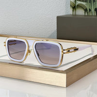 DILTA LXN-EVO DTS403  Luxury Designer Pilot Sunglasses for Women Fashion UV400 Outdoor Double Bridge lunette soleil femme