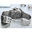 Automatic Watches for Men Mechanical Self Wind Leather Fashion Sports Blue Black White Big 50mm Classic Reloj Hombre Baratos