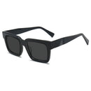 High Quality Thick Framed Acetate Fiber Myopia Sunglasses for Men and Women Luxury Square Design Driving and Fishing Sun Glasses