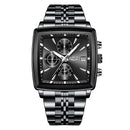 LIGE Luxury Brand Couple Watches Stainless Steel Waterproof Luminous Quartz Watch Fashion Simple Lovers Gifts for Men and Women
