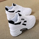 Sneakers Women Platform Inner Increase Shoes Woman Casual Trainers Ladies Chunky Sneakers Zapatos Para Mujeres Tennis Feminino