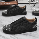 Comfortable Breathable Studded Sneakers for Men Women Casual Sports Shoes Fashion Lightweight Walking Shoes