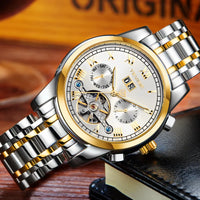 TEVISE Mechanical Watch for Man Top Brand Luxury Watch Stainles Steel Business Waterproof  Luminous Wristwatch