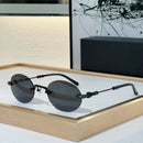 High Quality Sunglasses Rimless Women Alloy Black Retro Designer Luxury Brand Model Travel Party UV400 Men Fashion SUN GLASSES