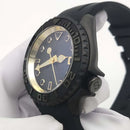 Men's Black New Brushed Waterproof Watch, AR Sapphire Glass,  Automatic Mechanical Business Fashion Watch