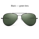 RE Sunglasses Man USA Army Military Aviation Pilot Sunglasses Glass Lens Woman Luxury Brand Retro Titanium Frame High Quality