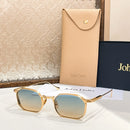 Top High Quality Sunglasses for Men Women For JOHN DALIA JD SAMUEL Business Retro Fashion Gold Alloy Frame Sun Glasses with box