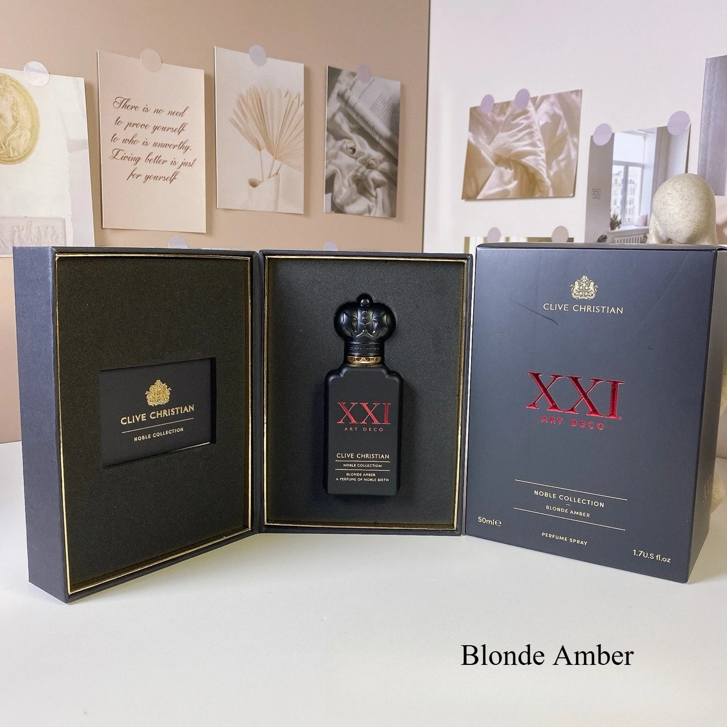 Clive Christian 50ml Amberwood Fresh Women Perfume Long Lasting Elegant Fragrance with Jasmine Rose Sandalwood Amber Musk