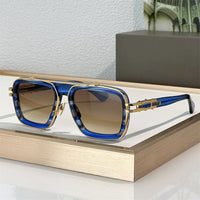 DILTA LXN-EVO DTS403  Luxury Designer Pilot Sunglasses for Women Fashion UV400 Outdoor Double Bridge lunette soleil femme