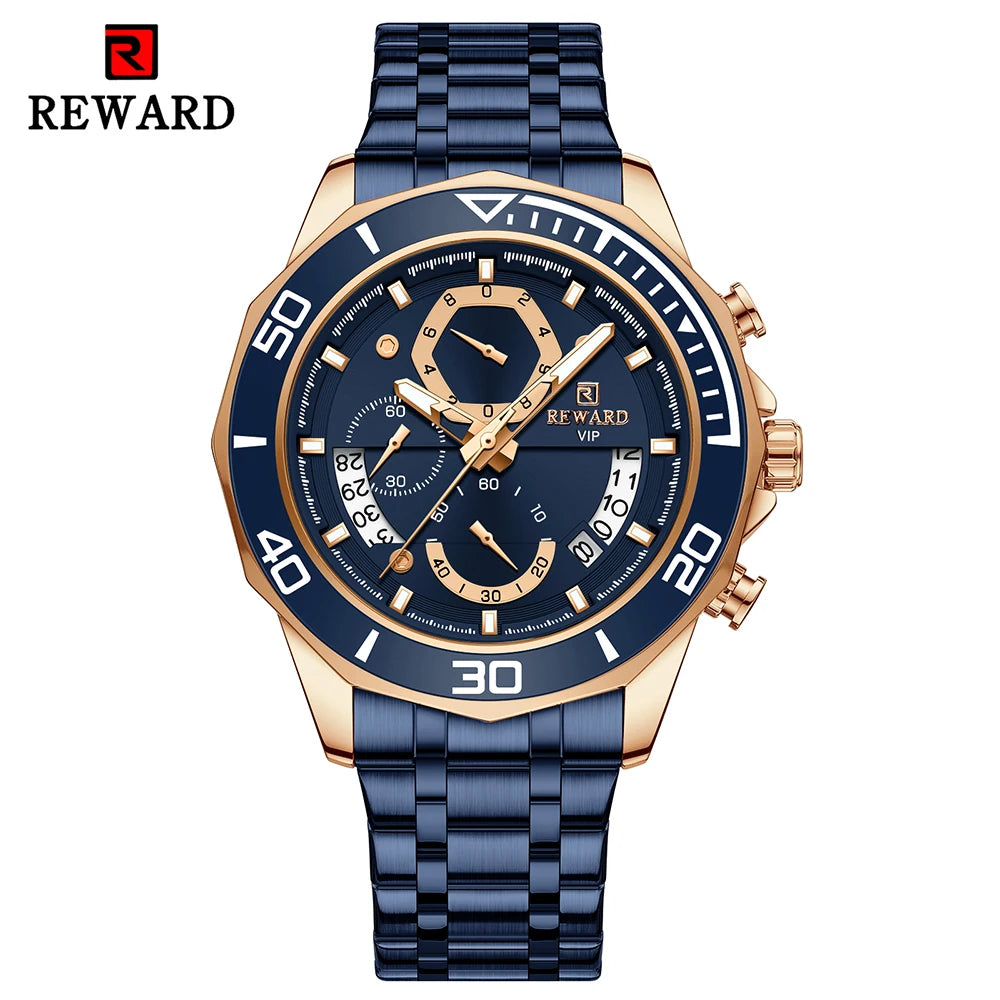 Rose gold blue