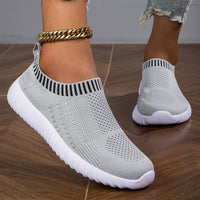 Women Sneakers Flat Bottomed Outdoor Casual Sports Single Shoes Comfortable Summer Mesh Lightweight Vulcanized Walking Shoes
