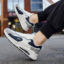 Men's Casual Four-Season Sneakers Non-Slip Soft Sole Outdoor Racing Running Shoes Breathable Fashion Student Speed Sports