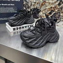 Thick Sole Chunky Sneakers Fashion Non-slip Women Elevator Shoes Casual Breathable Platform Shoes Increase Height Dorky Dad Shoe