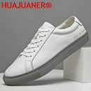 Mens Sneakers Genuine Leather Casual Outdoor Shoes Non-Slip Breathable Luxury Brand Footwear Top Quality Handmade White Shoe Men