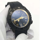 Men's Black New Brushed Waterproof Watch, AR Sapphire Glass,  Automatic Mechanical Business Fashion Watch