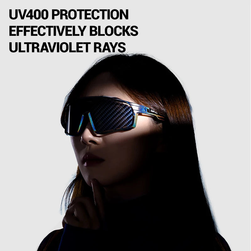 KAPVOE Nano Lenses Cycling Glasses Fashion Outdoor Sports Bicycle Sunglasses Men MTB Cycling Sunglasses Women Road Bike Glasses