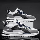 Men's Low-Top Laced Training Sneakers, Suitable for Outdoor Workouts, Anti-Slip Comfortable Hiking Shoes