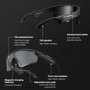 ROCKBROS Cycling Glasses Wireless Bluetooth 5.2 Polarized Sunglasses Headset Telephone Driving MP3 Riding Eyewear UV400 Goggles