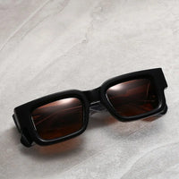 Fashion Brand Design Polarized Acetate Square Sunglasses for Men Thick Frame Eyeglasses UV400 Protection Designer Eyewear
