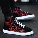 Fashion Sneakers Men Cloth Shoes Breathable Cool Street Style Shoes Male Brand Sneakers Black Blue Red Mens Causal Shoes A305