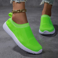 Women Sneakers Flat Bottomed Outdoor Casual Sports Single Shoes Comfortable Summer Mesh Lightweight Vulcanized Walking Shoes