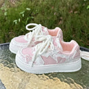 Korean High on Platform Sneakers Shoes for Women Sale Offers Deals Stylish Y2k Fashion Comfortable and Elegant 39 Woman Footwear