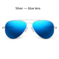 RE Sunglasses Man USA Army Military Aviation Pilot Sunglasses Glass Lens Woman Luxury Brand Retro Titanium Frame High Quality