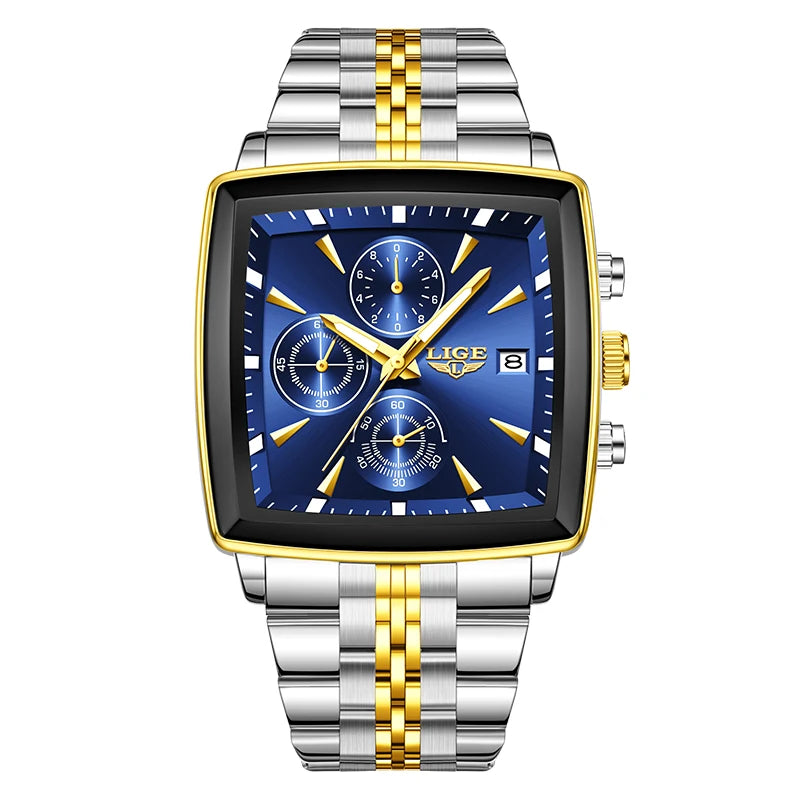 Silver gold blue