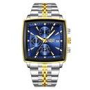 LIGE Luxury Brand Couple Watches Stainless Steel Waterproof Luminous Quartz Watch Fashion Simple Lovers Gifts for Men and Women