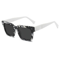 High Quality Thick Framed Acetate Fiber Myopia Sunglasses for Men and Women Luxury Square Design Driving and Fishing Sun Glasses