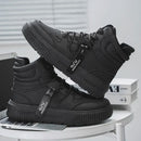 Men's Casual Sneaker Spring High-top Male Sneakers Shoes for Men Skateboard Sports Leisure Wear-resistant Non-Slip All-match New
