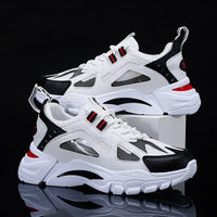 Men's Fashion Chunky Sneakers Lightweight Breathable Outdoor Walking Shoes Trendy Platform Casual Sports Shoes for Men
