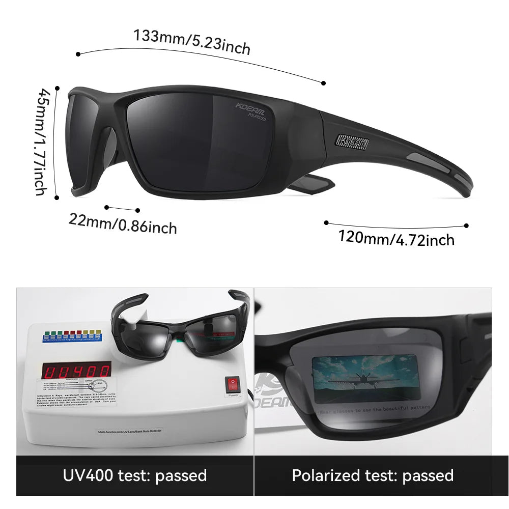 -1.00--6.00 small face men's outdoor polarized sunglasses tr90 personalized myopia astigmatism prescription uv400