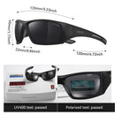 -1.00--6.00 small face men's outdoor polarized sunglasses tr90 personalized myopia astigmatism prescription uv400