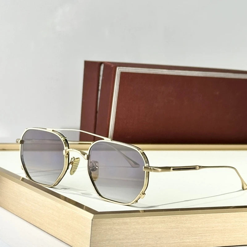MARBOT Sunglasses Alloy Oval Women Men Fashion Popular Luxury Brand Women Sunglasses Designer  Shades Outdoor Retro