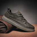 Classic Men's Sneakers Platform Slip on Casual Shoes for Men Leather Sneakers New Comfort Flat Shoes Spring Men's Loafers Shoes