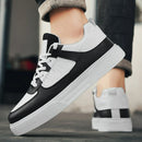 Men's Sneakers Platform Casual Shoes Soft Non Slip Running Shoes Trend Lightweight Flat Shoe Lace-up Shoes for Men Tenis Hombres