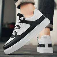 Men's Sneakers Platform Casual Shoes Soft Non Slip Running Shoes Trend Lightweight Flat Shoe Lace-up Shoes for Men Tenis Hombres