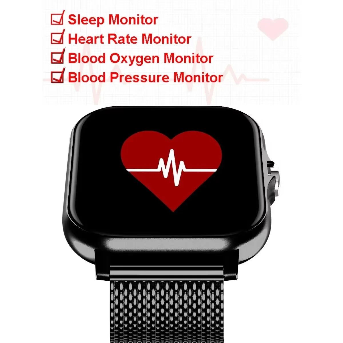 2026 New Multifunctional Smart Watch Men & Women Bluetooth Connected Phone Music Fitness Sports Bracelet Sleep Monitor watch