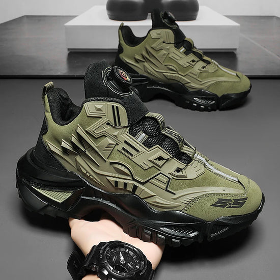 Fashion Chunky Sneakers for Men Comfortable 2025 New Man Casual Shoe Outdoor Anti Skid Male Vulcanize Shoes Tennis Thick Sole 44