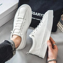White Sneakers for Men  Fashion Casual Lace Up Round Toe Flat mens Running Sport Shoes Zapatillas Deportivas Hombre 2024