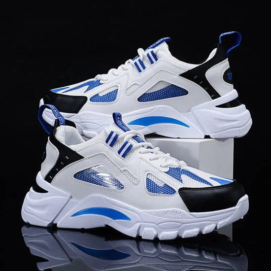 Men's Fashion Chunky Sneakers Lightweight Breathable Outdoor Walking Shoes Trendy Platform Casual Sports Shoes for Men
