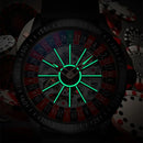 Men Mechanical Watch Automatic Luxury Gambling Rotating Plate Dial Wristwatch Man Casual Waterproof Luminous Clock Reloj Hombre