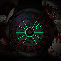 Men Mechanical Watch Automatic Luxury Gambling Rotating Plate Dial Wristwatch Man Casual Waterproof Luminous Clock Reloj Hombre