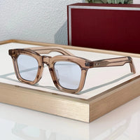 JMM LECLAIR  Sunglasses Men Fashion Travel Sunglasses Square Thick Acetate Popular Luxury Brand Women's Sunglasses in Trend